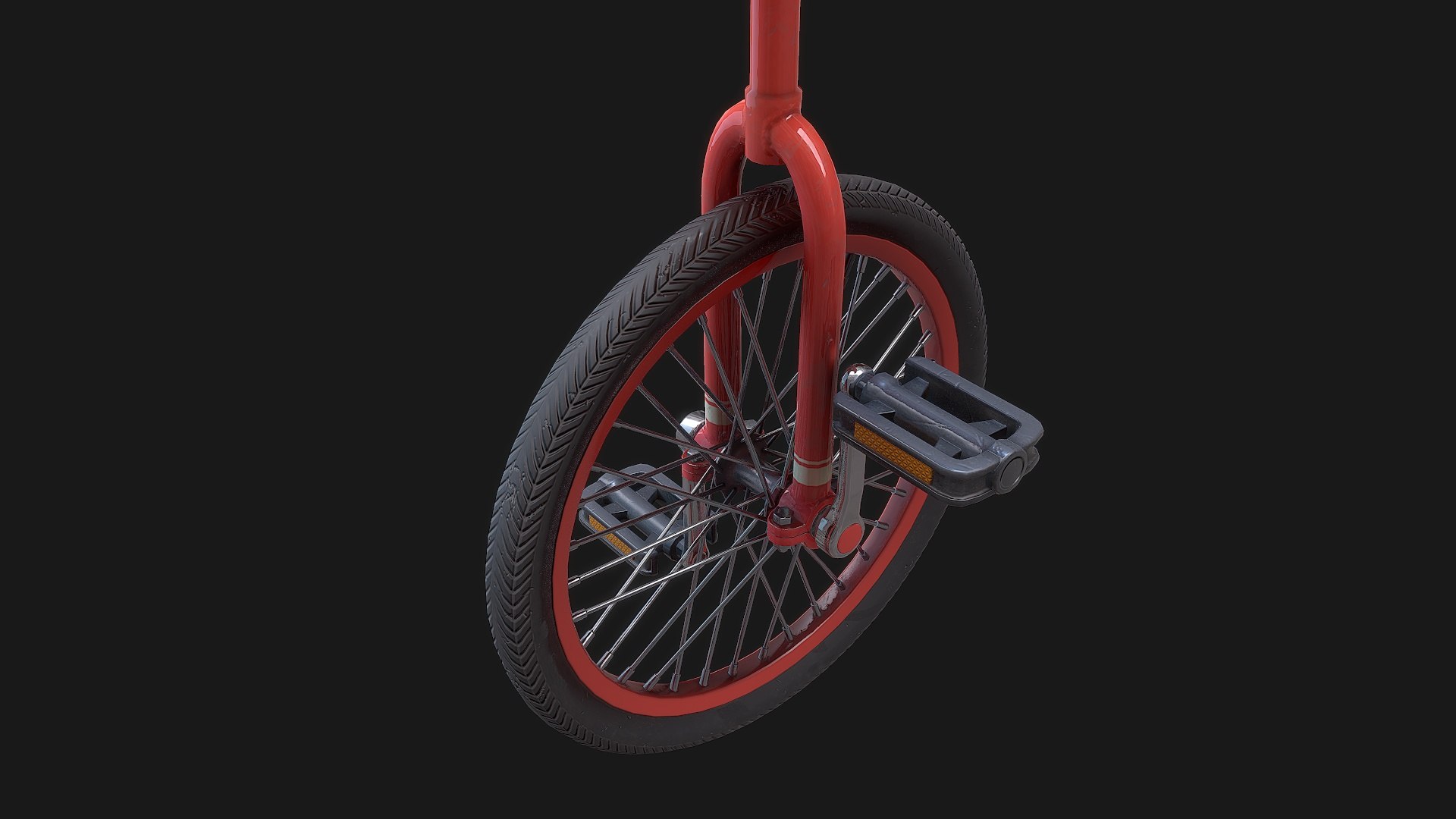 Unicycle Game Ready Model TurboSquid 1869357