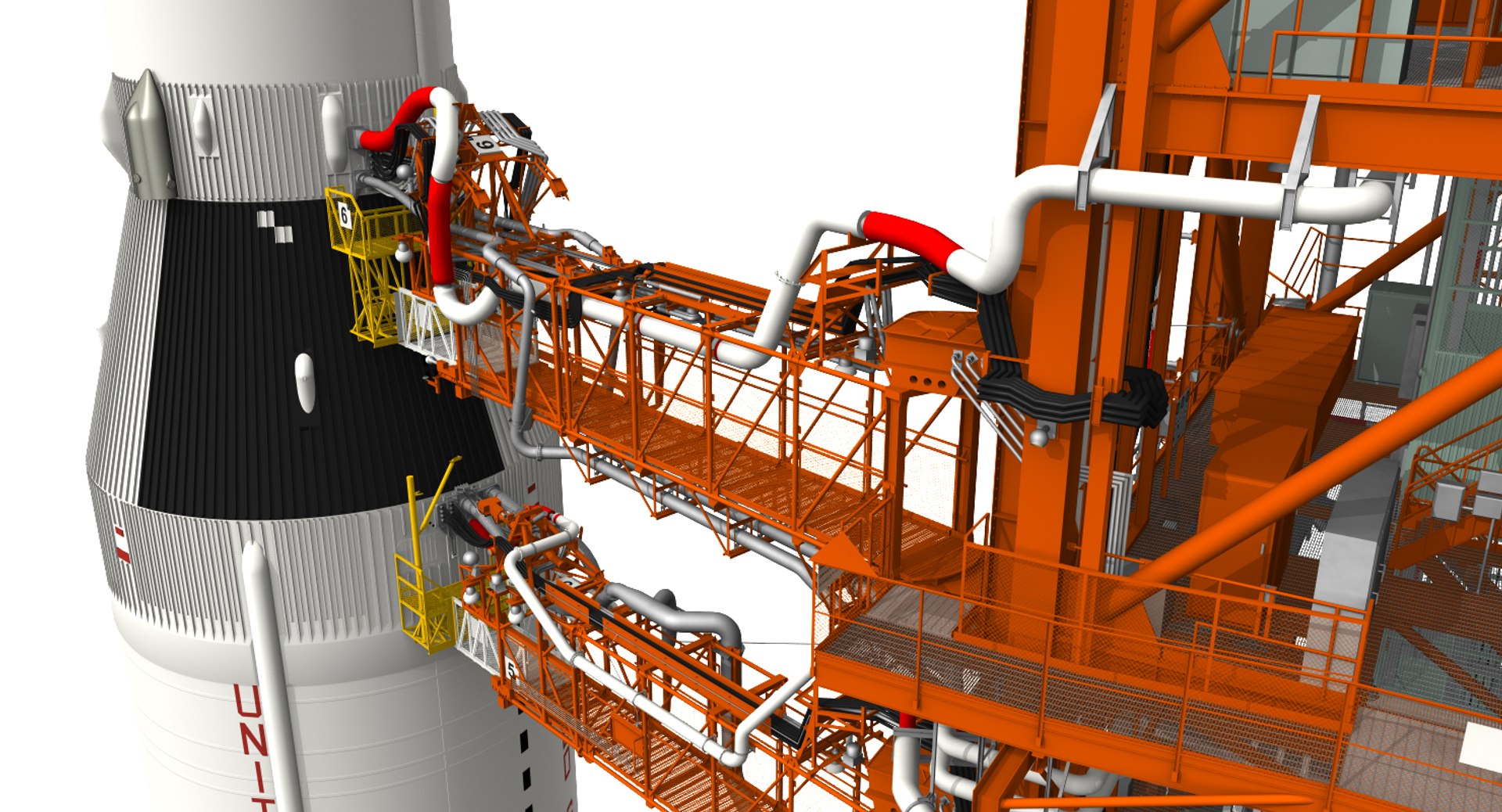 3D saturn apollo launch mobile launcher model https://p.turbosquid.com/ts-thumb/wP/NcafjR/IdvydNue/saandlutpreview105/jpg/1543860081/1920x1080/fit_q87/89e38dbb21319f5c9be7ccaa4d7e994623445c6f/saandlutpreview105.jpg