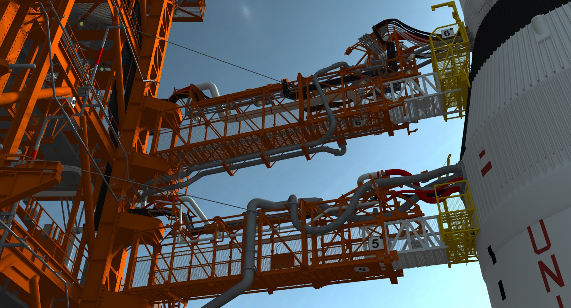 3D saturn apollo launch mobile launcher model https://p.turbosquid.com/ts-thumb/wP/NcafjR/fkKQOrTB/saandlutpreview092/jpg/1543859966/1920x1080/fit_q87/5a277edcec9ad9ed5ea8160fb19d97c42a60c970/saandlutpreview092.jpg