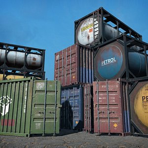 PBR RPG/FPS Game Assets (Industrial Set v1.0)