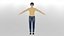 Realistisches, animiertes 3D-Charaktermodell „Smart Boy-Sanshu“