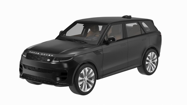 modelo 3d Range Rover Sport 2023 Interior sencillo negro - TurboSquid ...