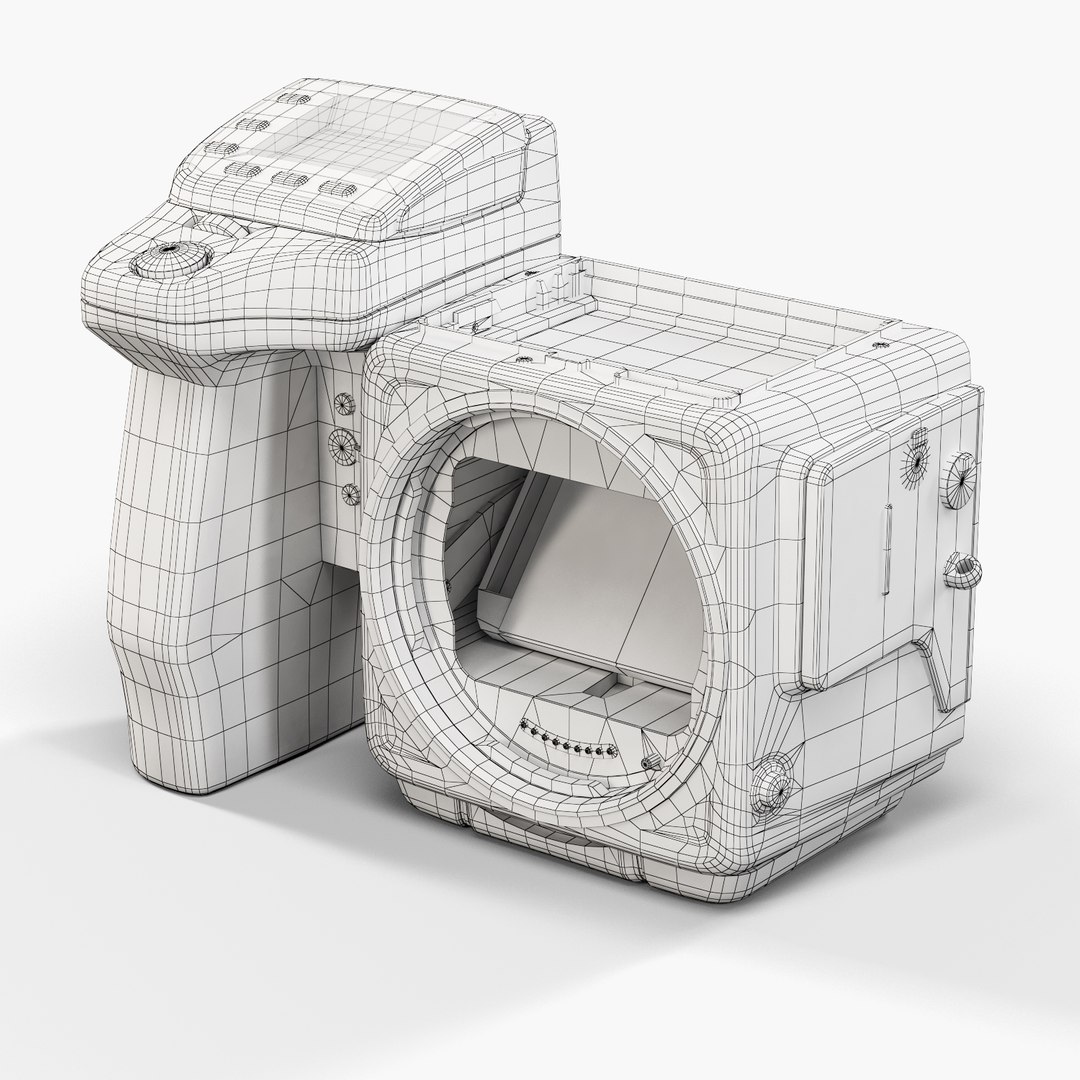 Lowpoly Hasselblad H5x Body 3D Model TurboSquid 1242533