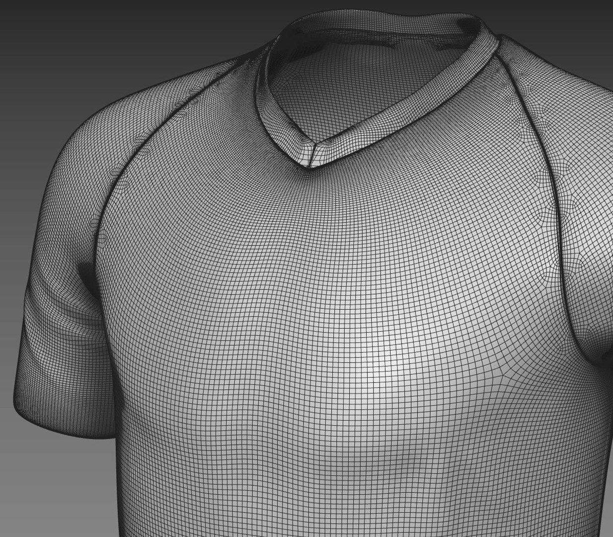 Jersey Shirt 3D model with 4K textures 3D model