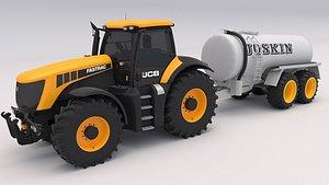 JCB Fastrac 8310 with Joskin Tanker Trailer