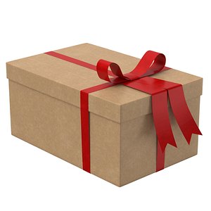 3D model paper gift box v1