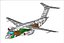 Embraer KC-90 Transport Aircraft Modello di assemblaggio solido