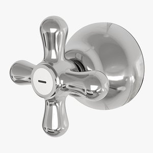 Shower register 3D model