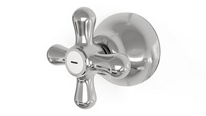Shower register 3D model