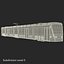 Tren ligero Tren Bybanen Simple Interior Modelo 3D