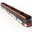Tren ligero Tren Bybanen Simple Interior Modelo 3D