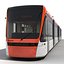 Tren ligero Tren Bybanen Simple Interior Modelo 3D
