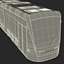 Tren ligero Tren Bybanen Simple Interior Modelo 3D