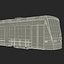 Tren ligero Tren Bybanen Simple Interior Modelo 3D