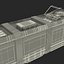 Tren ligero Tren Bybanen Simple Interior Modelo 3D