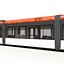 Tren ligero Tren Bybanen Simple Interior Modelo 3D