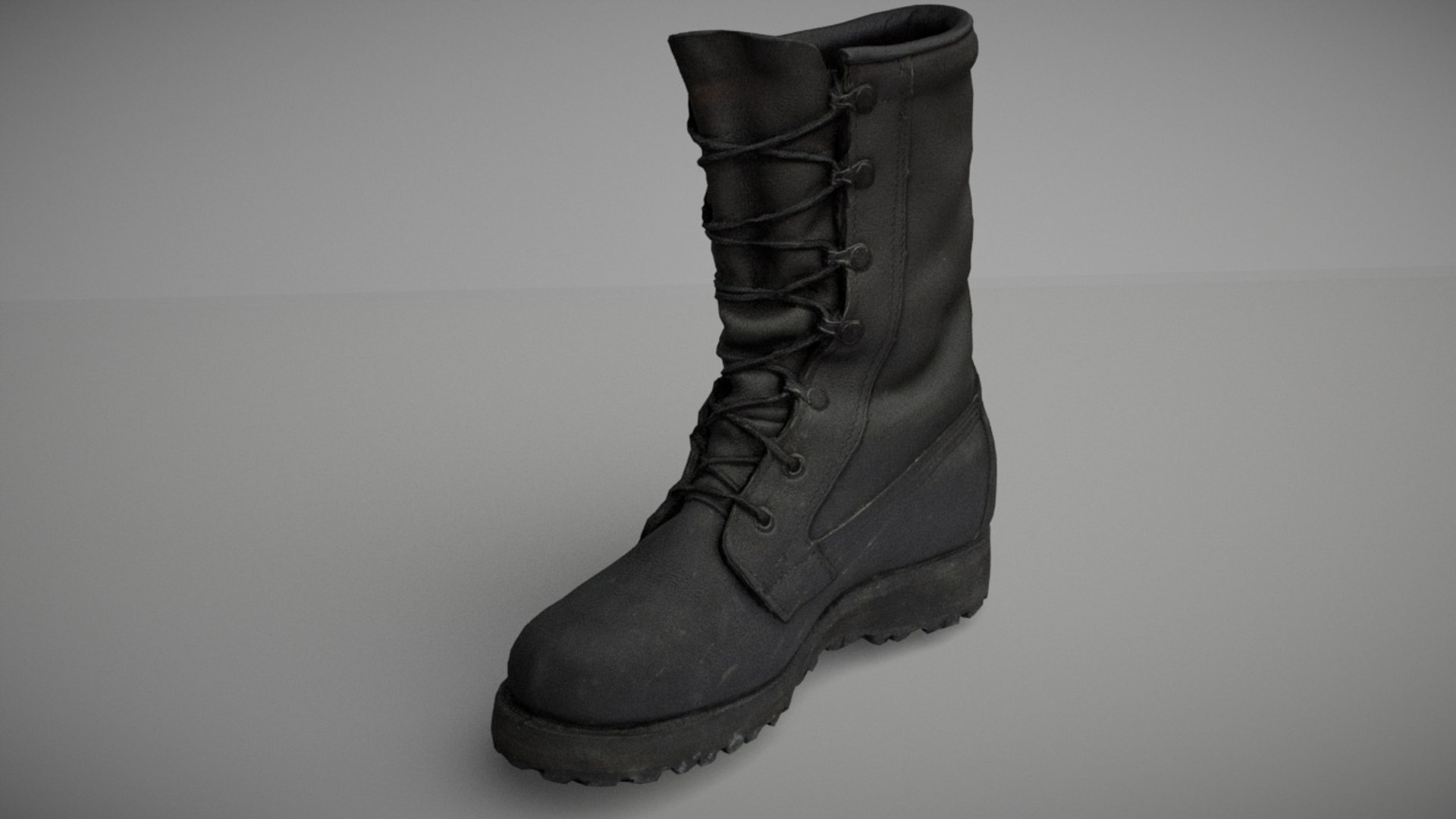 Military boot 3D - TurboSquid 1272569