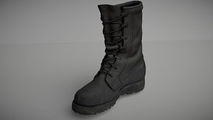 military boot 3D