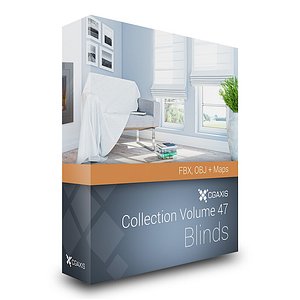 CGAxis Models Volume 47 Blinds FBX OBJ