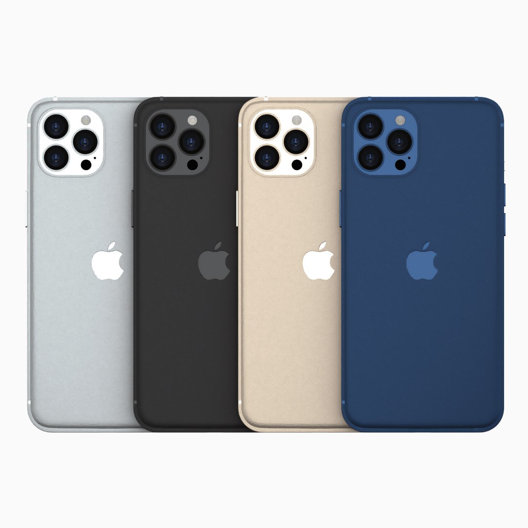 12 Pro Iphone Model - TurboSquid 1634789