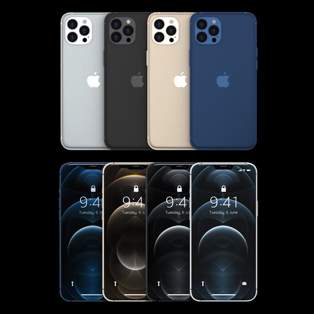 12 pro iphone model - TurboSquid 1634789