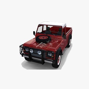 Full Land Rover Defender 110 Pick Up rev