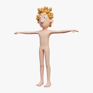 Men Stylized rigged 3d model