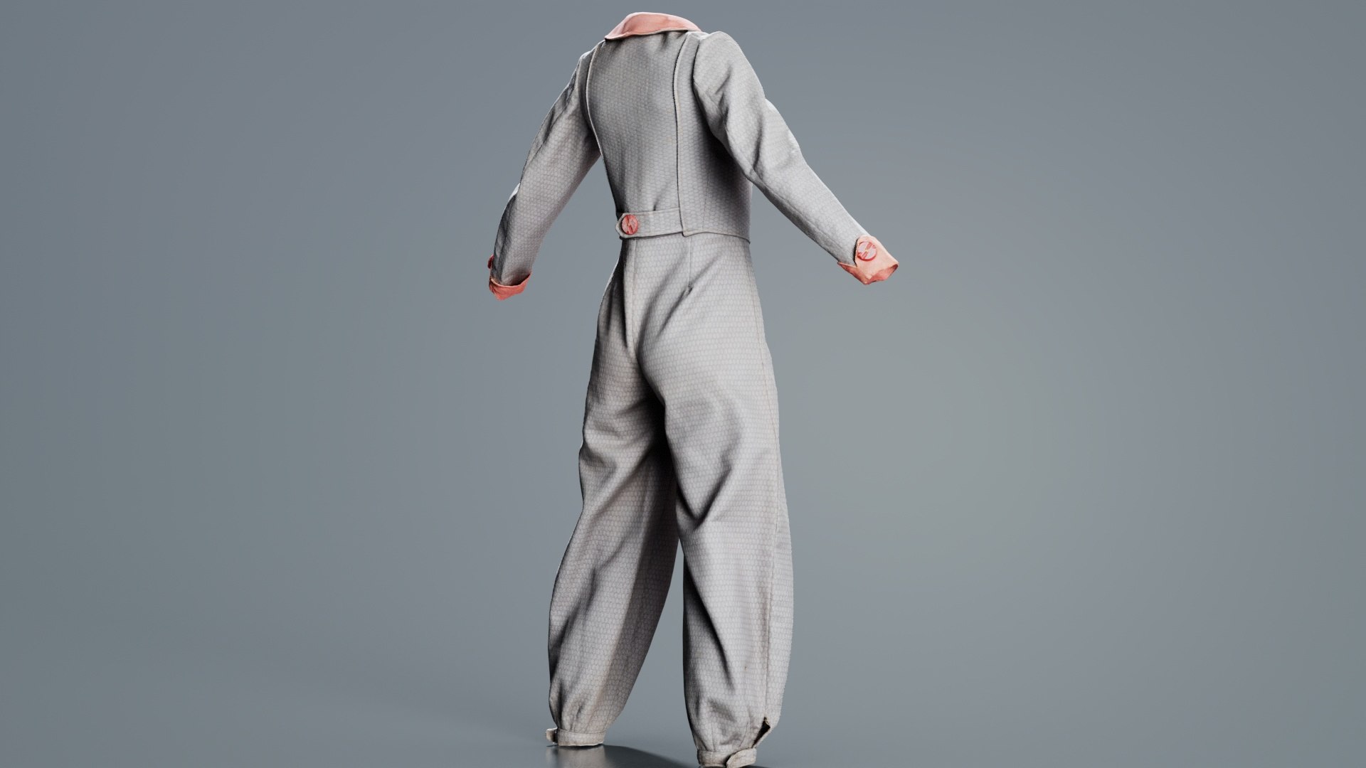 Pilot Bodysuit Closed Remastered 3D Model - TurboSquid 2360018