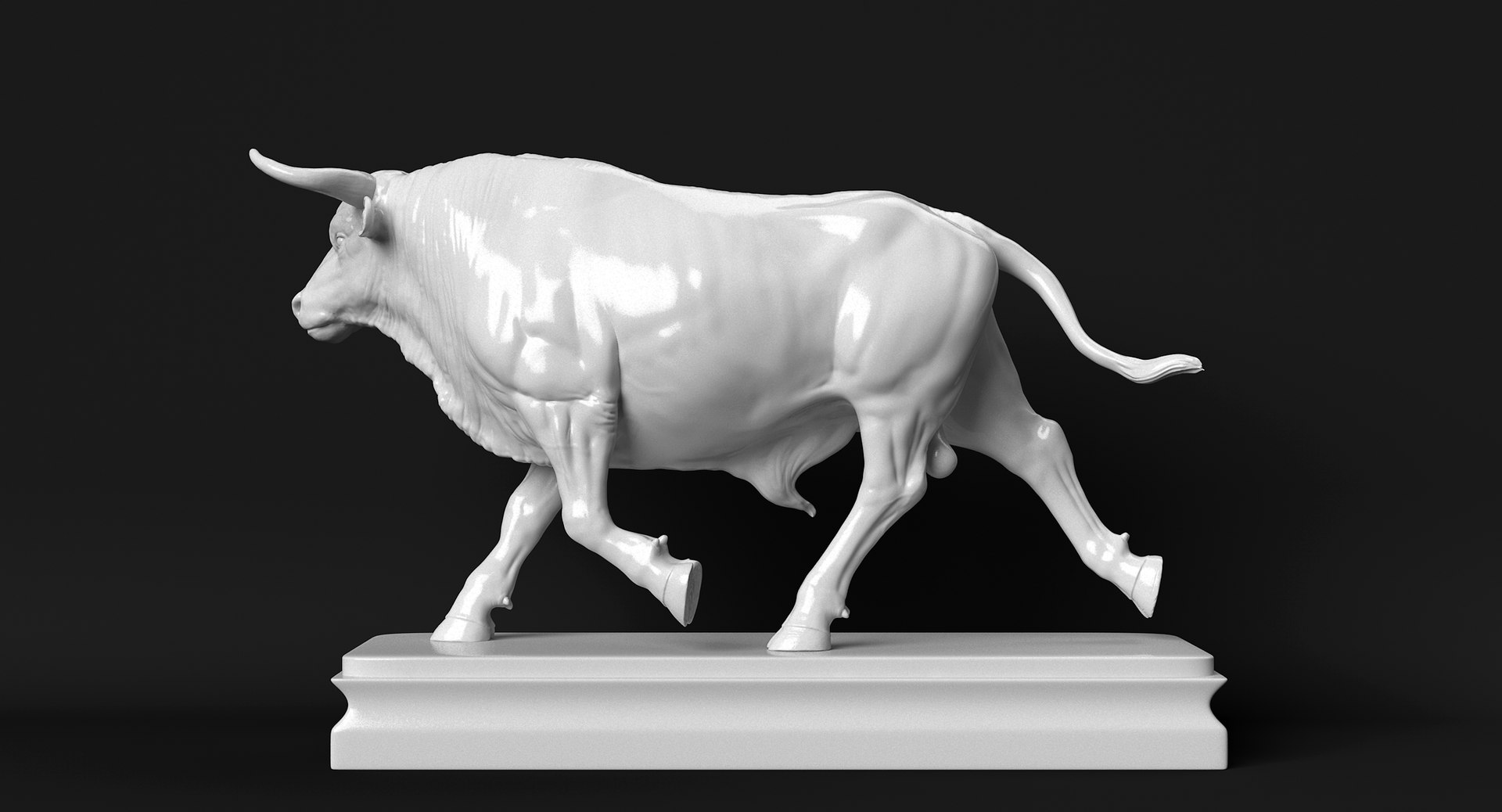 Bull 3D Model - TurboSquid 1744845