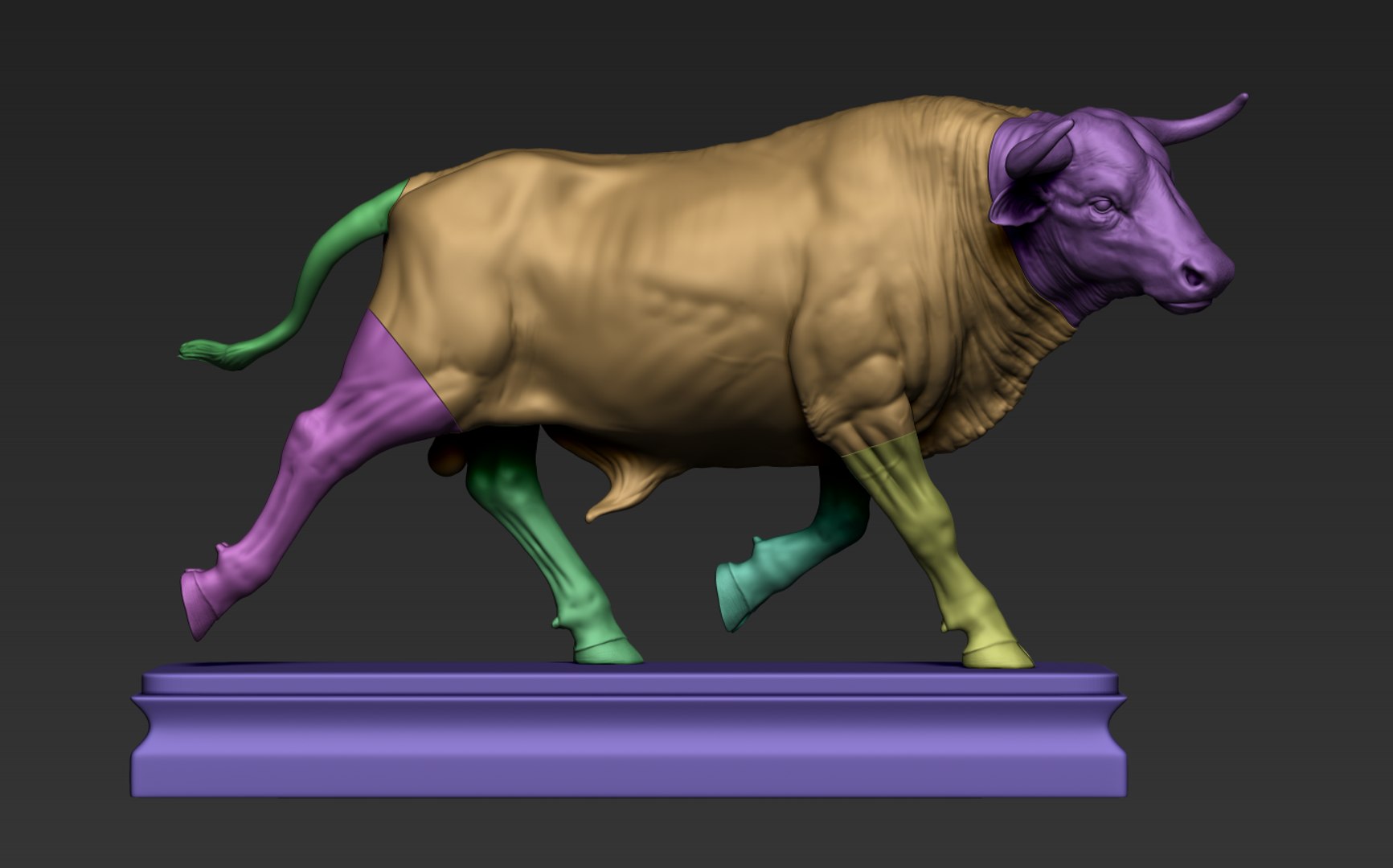 Bull 3D Model - TurboSquid 1744845