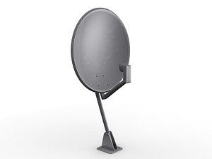 3d model satellite dish