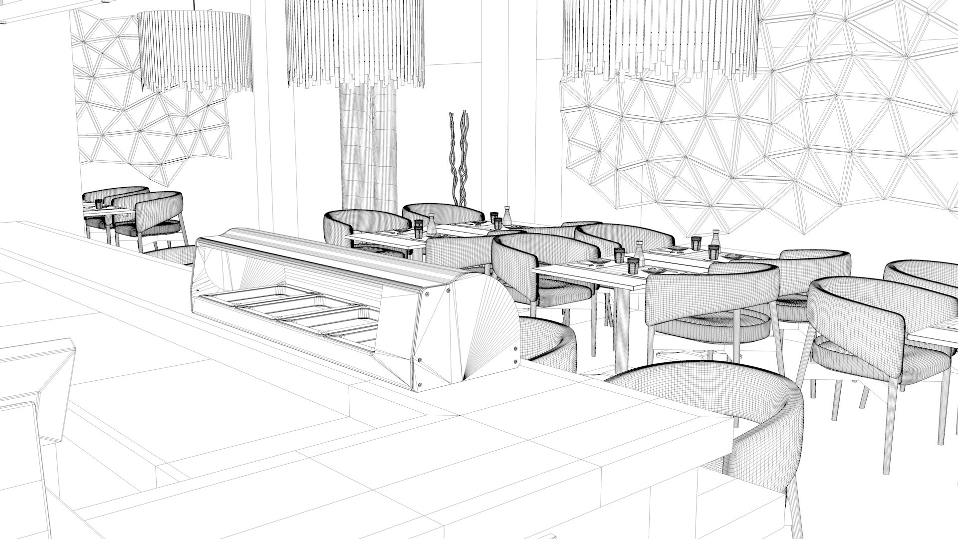 Restaurant Sushi 3D Model - TurboSquid 1490584
