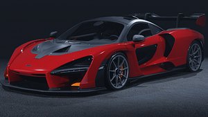 2019 McLaren Senna 3D Model  Ultimate Track Weapon model