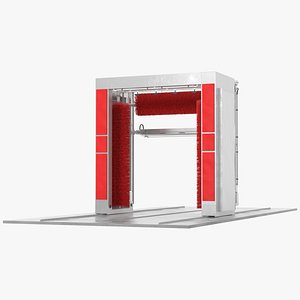 Automatic Truck Wash Red