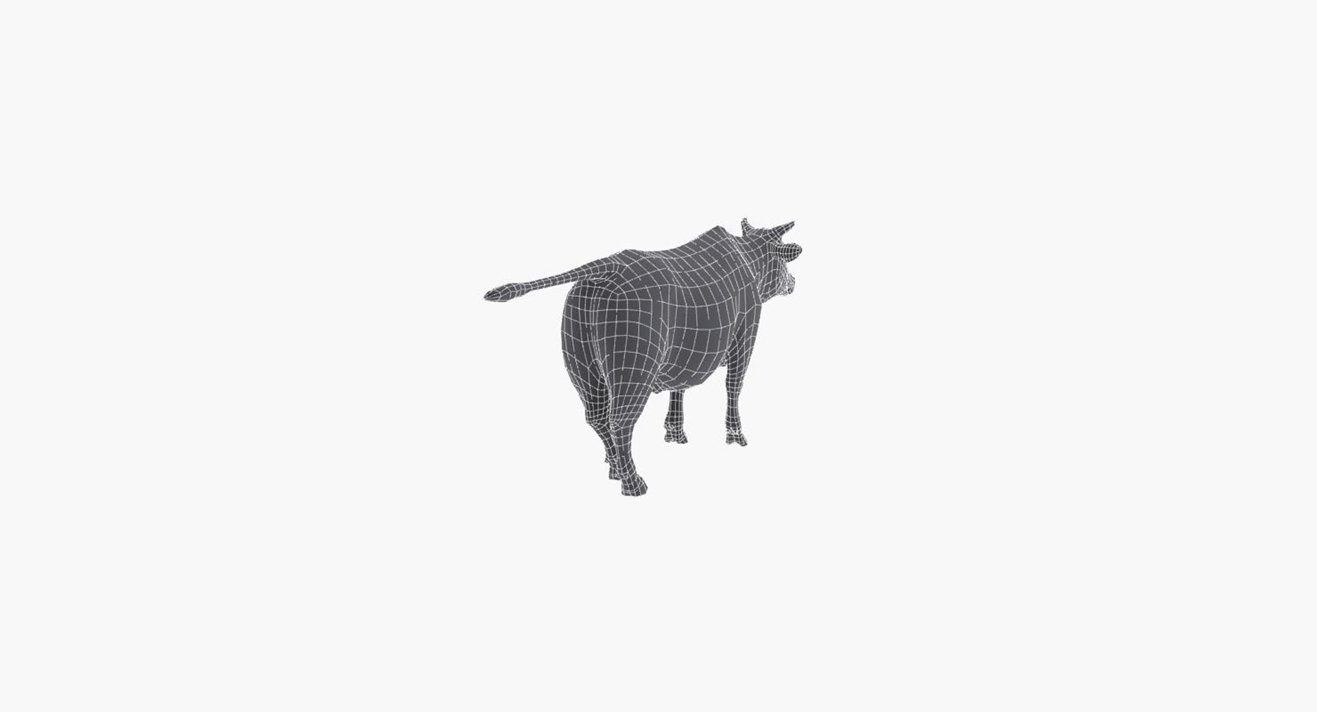 3d Cow