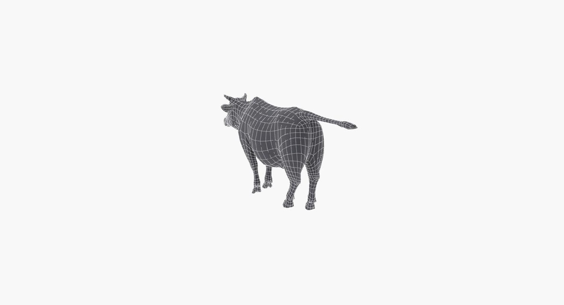 3d Cow