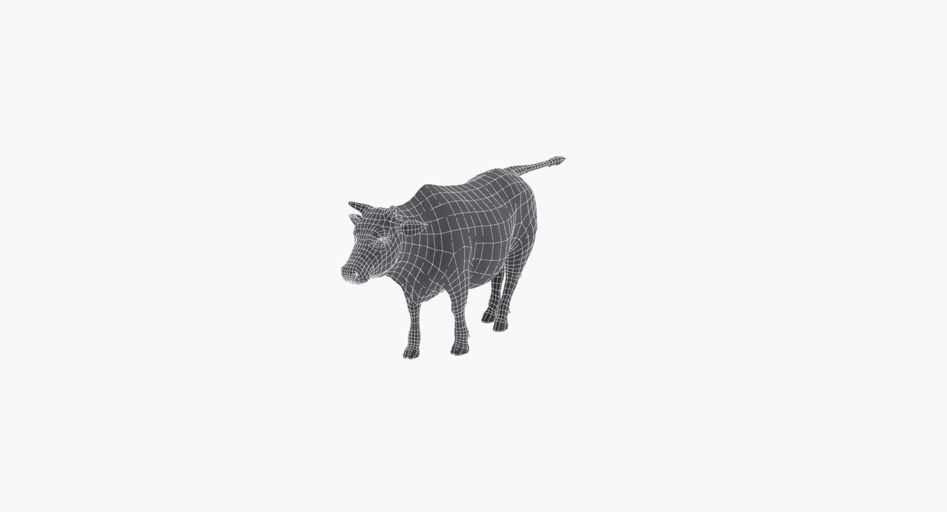 3d Cow