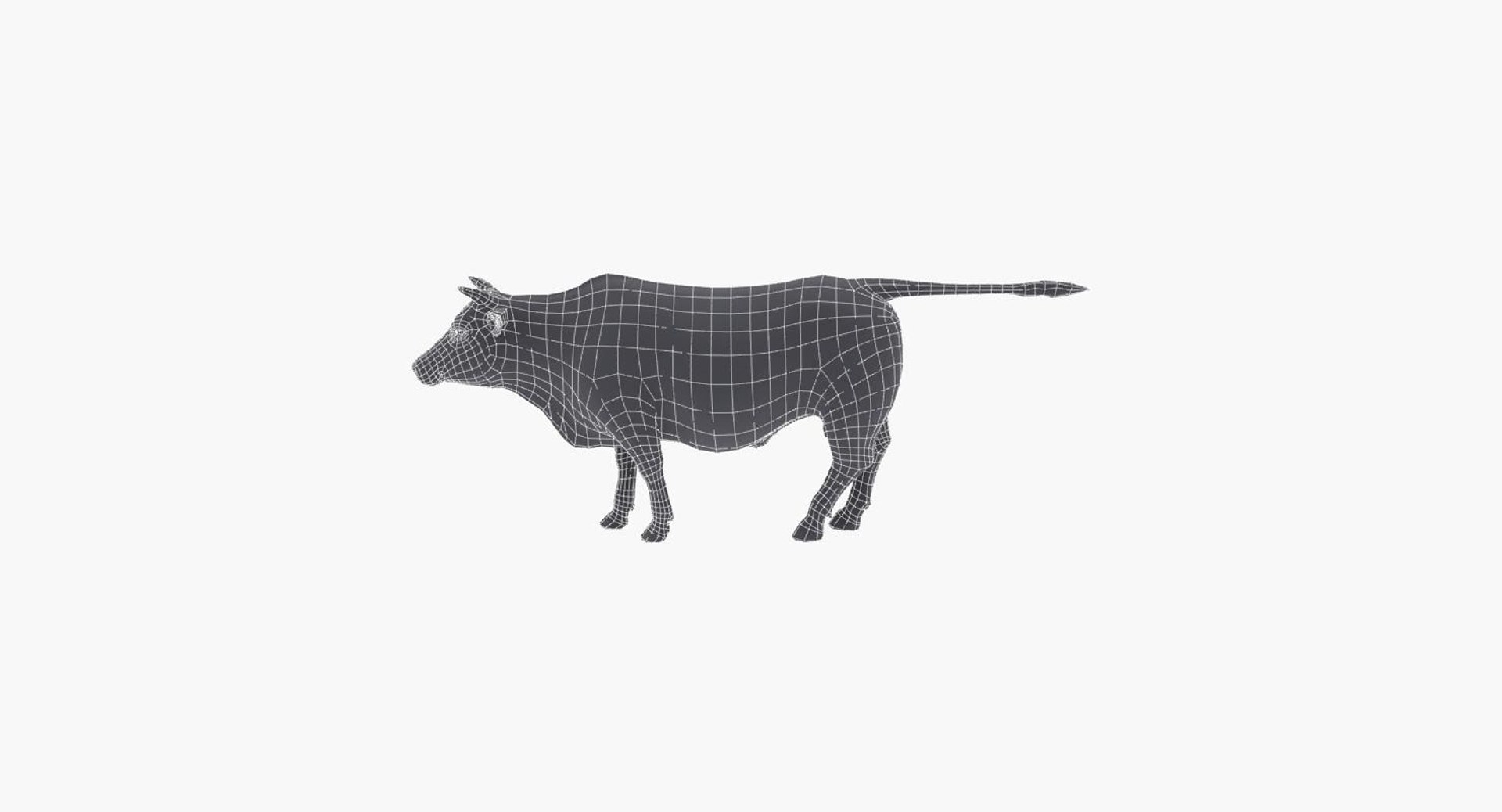 3d Cow