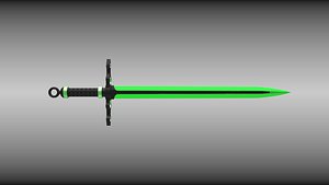 Emerald Sword 3D model