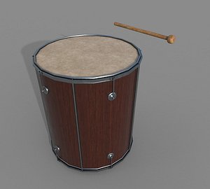 Wooden Leather Drum