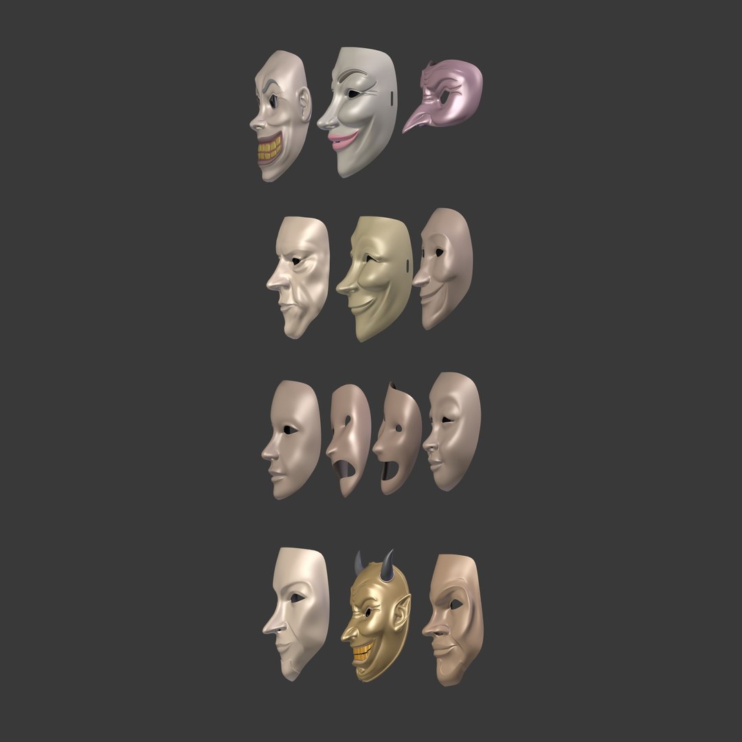 masks model https://p.turbosquid.com/ts-thumb/wQ/IPLIvh/oUxgu9SC/i31/jpg/1547656768/1920x1080/fit_q87/4f609177c5e1908effd1e2ad51582edf8e95d86d/i31.jpg