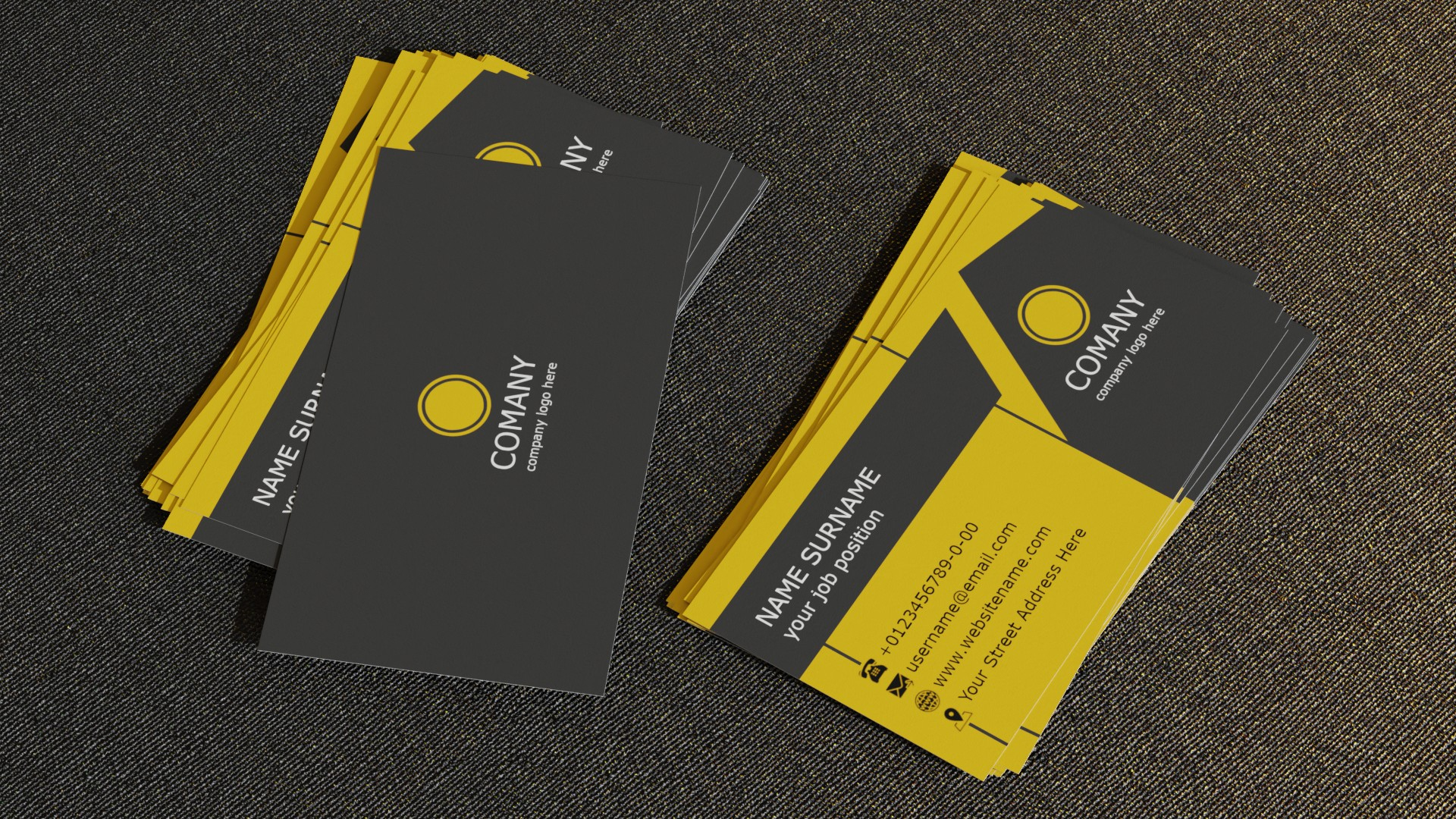 Business Card Model - TurboSquid 1663520