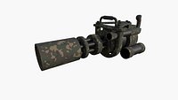 Anti-Drone Mini Gun F10 - SciFi Jamming Weaponry