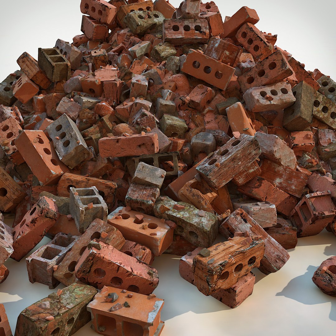 Max Debris Bricks Pile