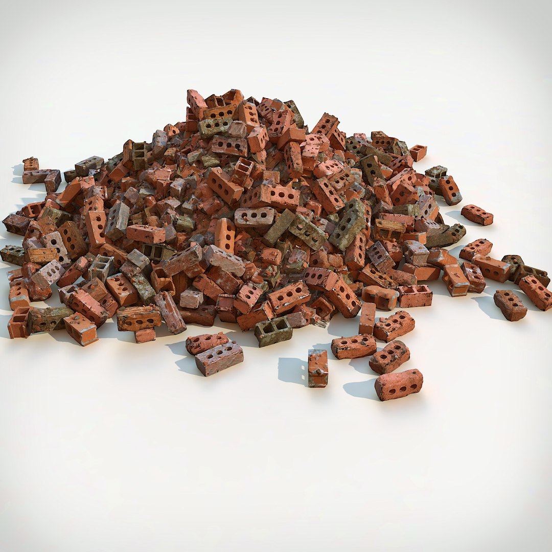 Max Debris Bricks Pile