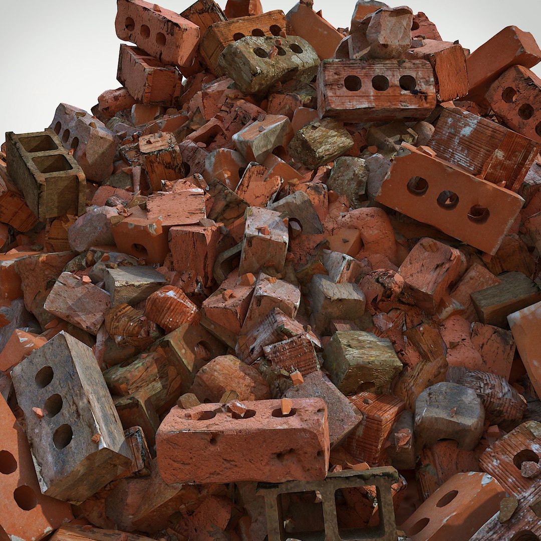 Max Debris Bricks Pile