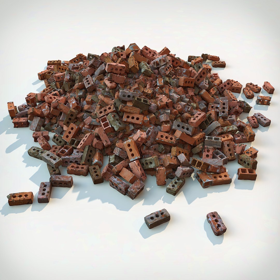 Max Debris Bricks Pile