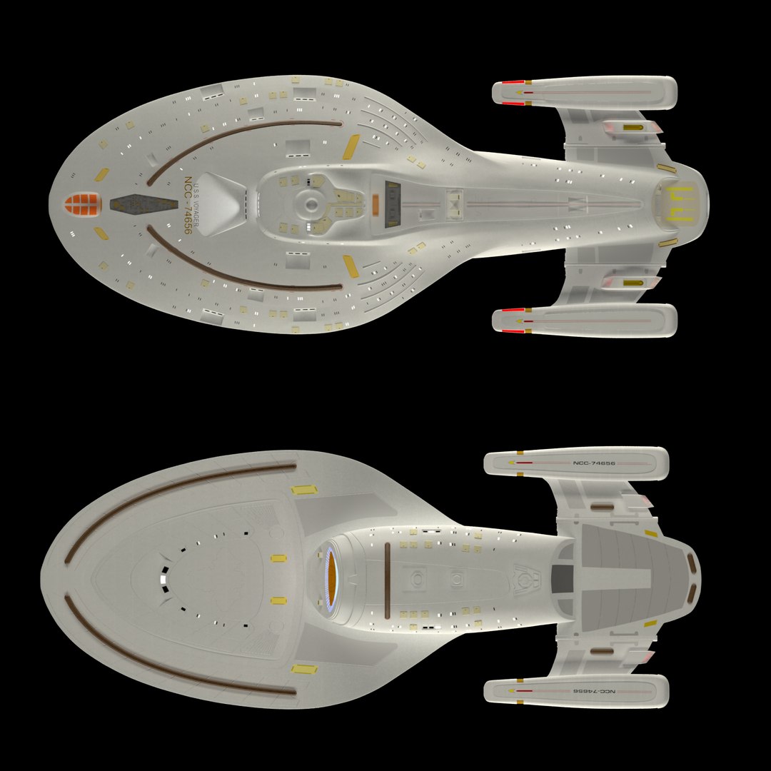 Uss Voyager 3d Max