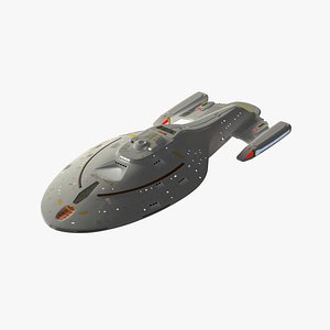 uss voyager 3d max
