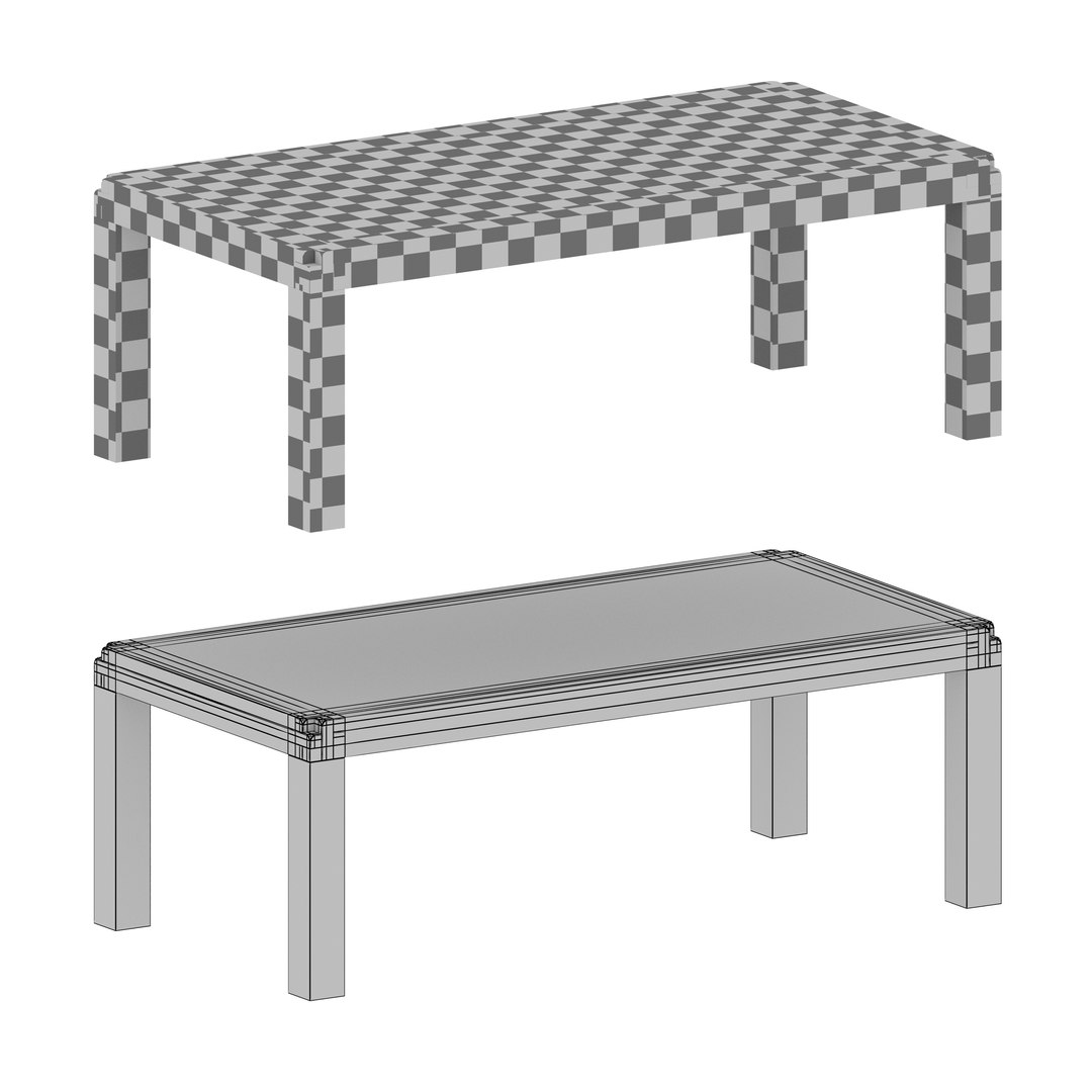 3D knot rustic dining table - TurboSquid 1701755